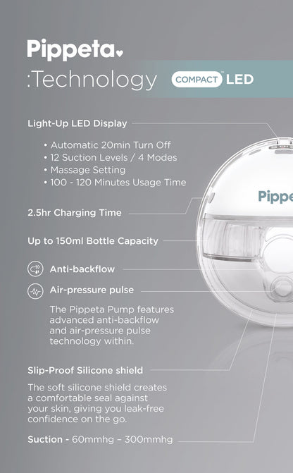 Compact LED | Handfrjáls Brjóstapumpa